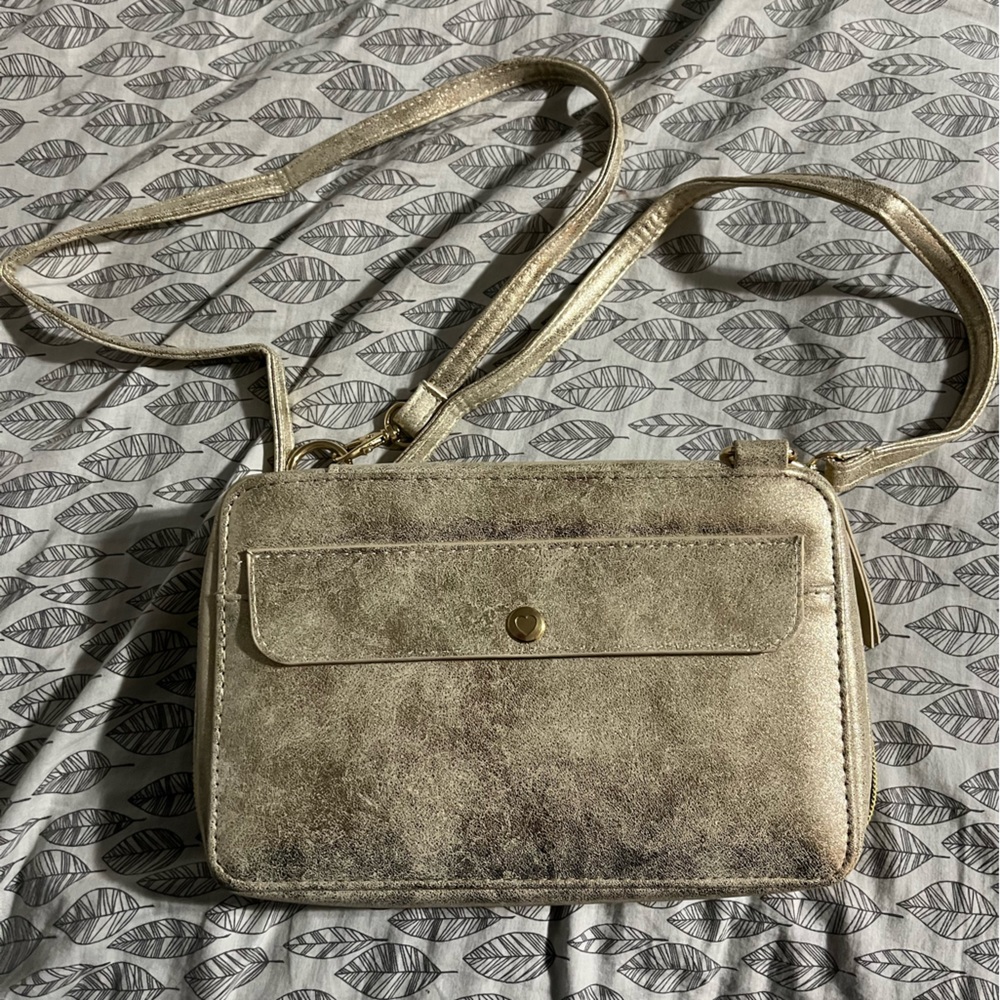 Rose gold purse